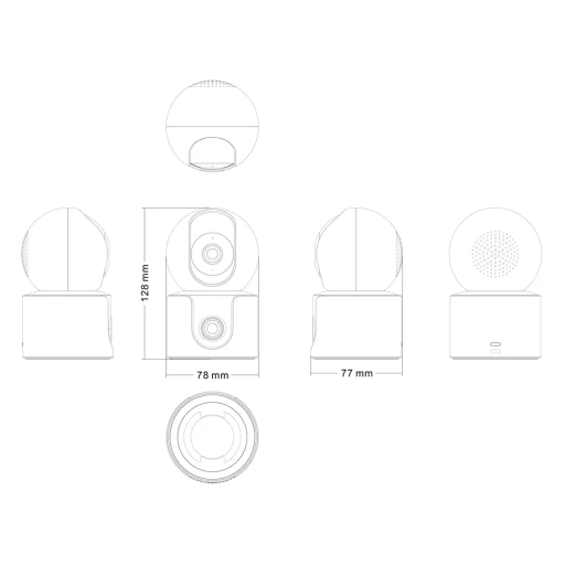 Xiaomi Smart Kamera Dual C500 2K EU BHR8755EU - 3