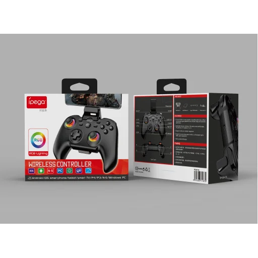 iPega 9115 Bluetooth RGB Játékkontroller Android/iOS/PS3/PS4/PC/N-Switch számára - 5