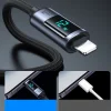 Lightning - USB A 2.4A 1.2m kábel LED kijelzővel Joyroom S-AL012A16 - fekete thumbnail