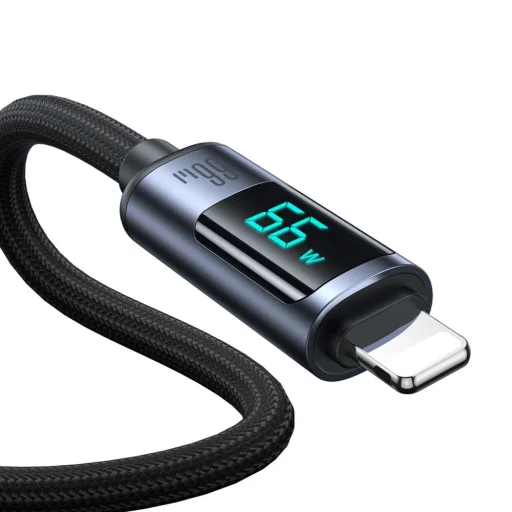 USB C - USB A kábel 66W 1.2m LED kijelzővel Joyroom S-AC066A16 - fekete - 11