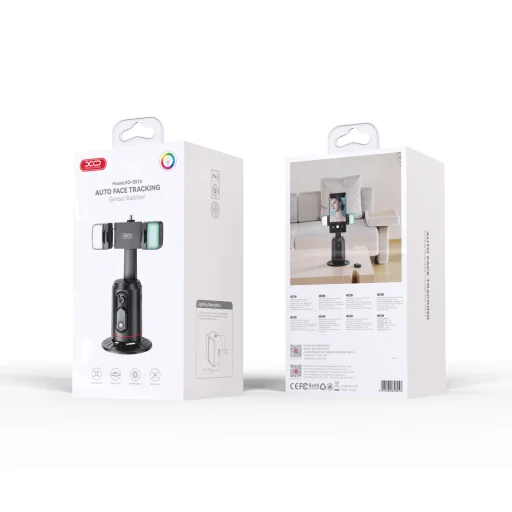 XO állvány 360 SS16 arckövetéssel és fénnyel fekete - 2