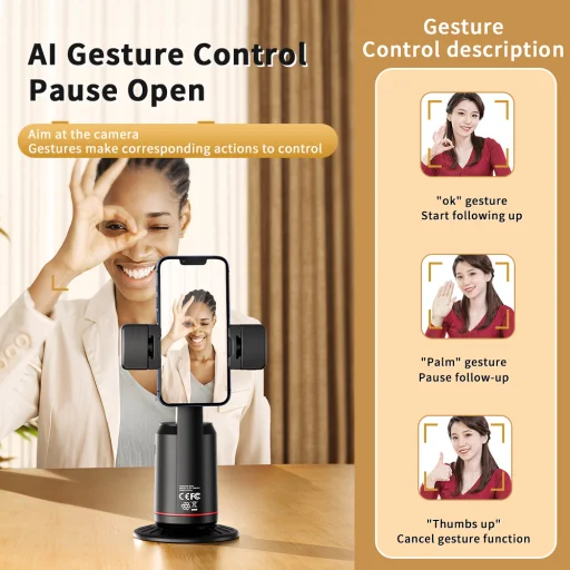 XO állvány 360 SS16 arckövetéssel és fénnyel fekete - 4