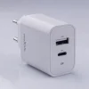 Maxlife MXTC-06-25AC PD QC töltő 1x USB-C 1x USB-A 25W fehér thumbnail