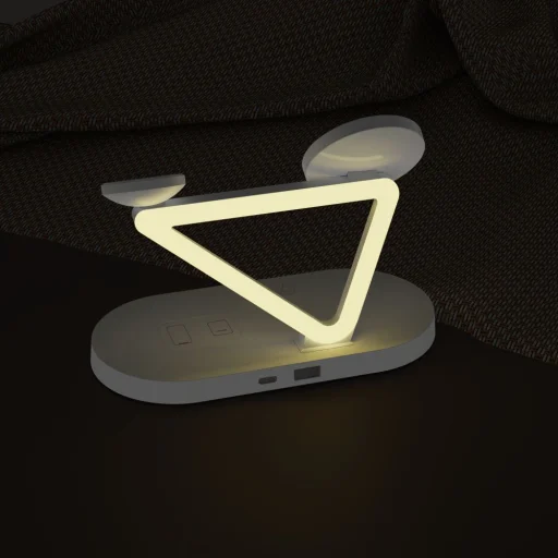 Tech-protect Qi15w-a41 3in1 Magnetic Magsafe Vezeték Nélküli Töltő Fehér - 7