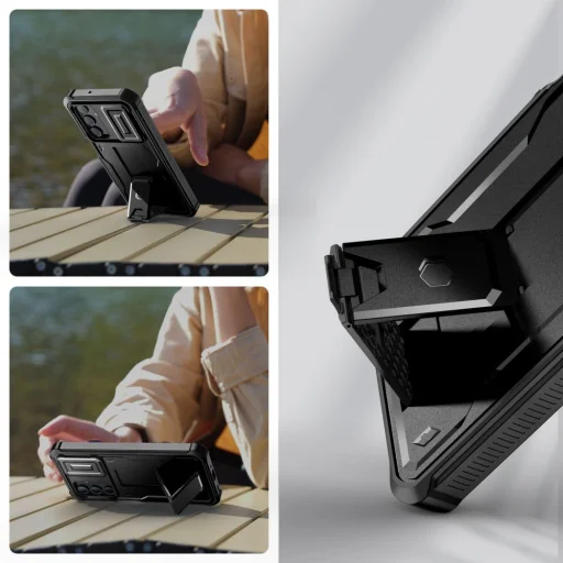 TECH-PROTECT KEVLAR CAM+ SAMSUNG GALAXY A16 4G / 5G FEKETE tok - 3