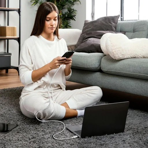 Tech-protect Ultraboost Lite Type-c Kábel Pd60w/3a 200cm Cool Grey - 6