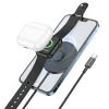 HOCO vezeték nélküli töltő 3 az 1-ben Type C kompatibilis MagSafe 15W CW41 fekete thumbnail