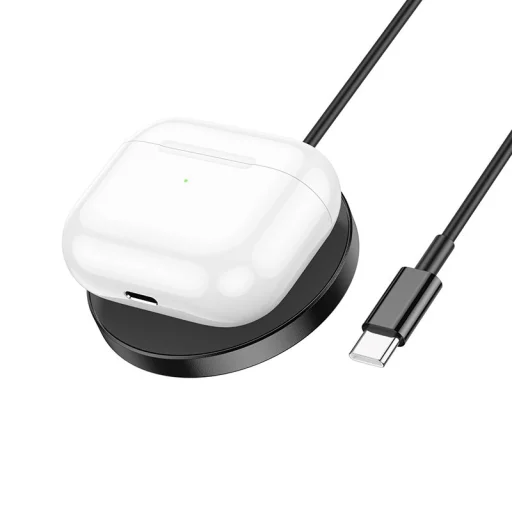 HOCO vezeték nélküli töltő 3 az 1-ben Type C kompatibilis MagSafe 15W CW41 fekete - 4