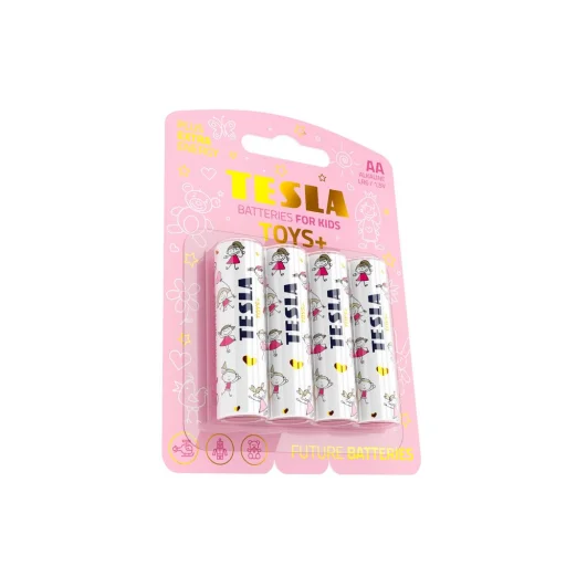 TESLA alkáli elem R6 (AA) TOYS+ GIRL [4x120] 4 db - 3