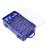 Set of service screwdrivers, bits 115-in-1 metal blue  thumbnail