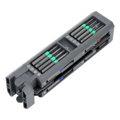 30 az 1-ben szerviz csavarhúzó készlet, alumínium bitek - 8