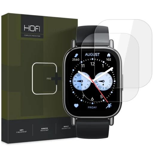 Hofi Glass Pro+ üvegfólia 2-DARABOS XIAOMI REDMI WATCH 5 LITE ÁTLÁTSZÓ üvegfólia - 1