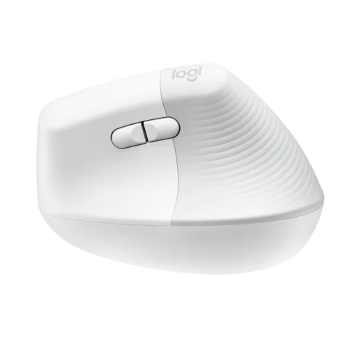 Logitech Lift for Mac Függőleges Ergonomikus Egér - Fehér/ Halványszürke - 2