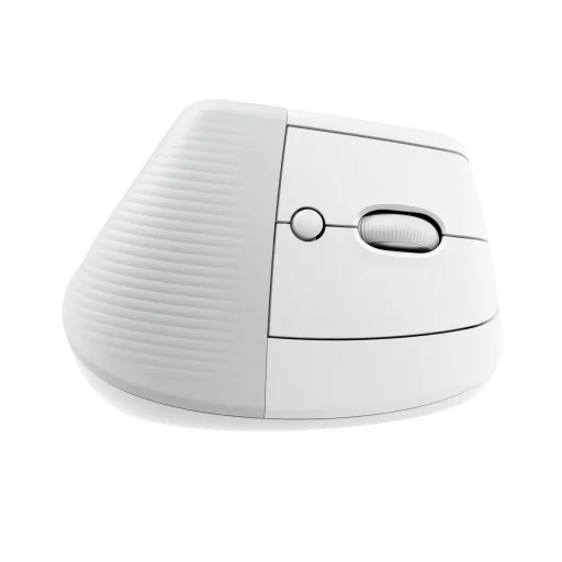 Logitech Lift for Mac Függőleges Ergonomikus Egér - Fehér/ Halványszürke - 4