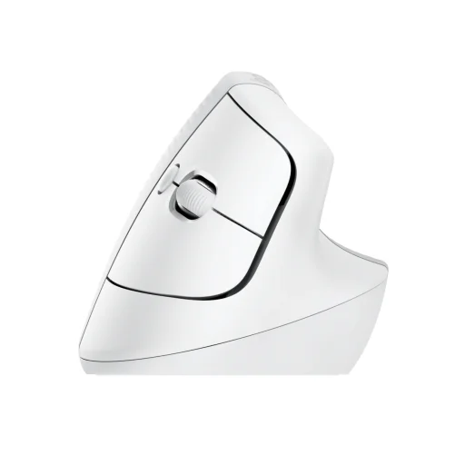 Logitech Lift for Mac Függőleges Ergonomikus Egér - Fehér/ Halványszürke - 5