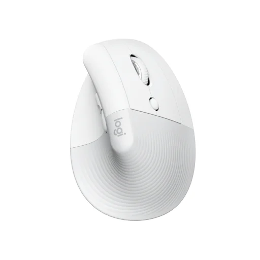 Logitech Lift for Mac Függőleges Ergonomikus Egér - Fehér/ Halványszürke - 1