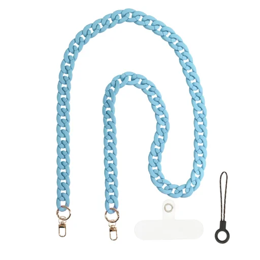 Nyakba akasztható pánt telefonhoz 0434 kék - 1
