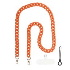 Nyakba akasztható pánt telefonhoz 0446 narancs