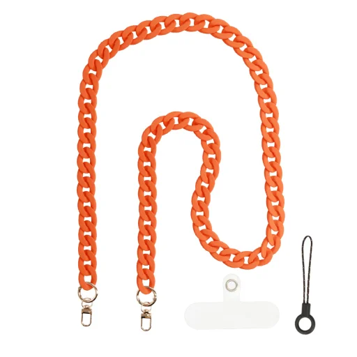 Nyakba akasztható pánt telefonhoz 0446 narancs - 1