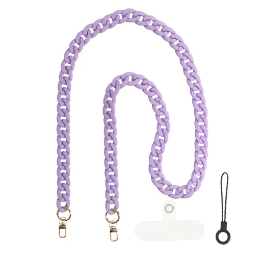 Nyakba akasztható pánt telefonhoz 0068 lila - 1