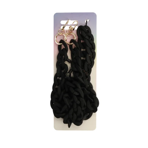 Nyakba akasztható pánt telefonhoz 0072 fekete Csuklópánt - 2