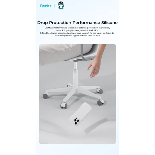  iPhone 16 Fekete Benks Magnetic Vita Pro szilikon tok - 11