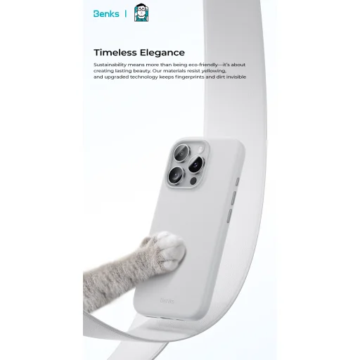  iPhone 16 Fekete Benks Magnetic Vita Pro szilikon tok - 7