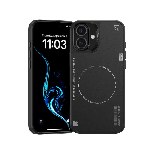  iPhone 16 fekete Benks Dynamic Minimalist tok - 1