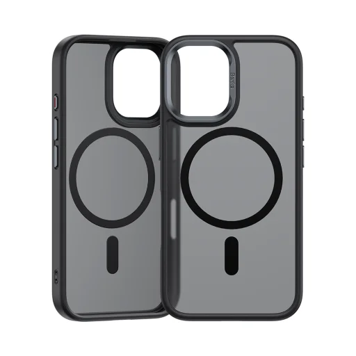  iPhone 16 Pro fekete Benks Mágneses Mist Metal Frame tok - 2