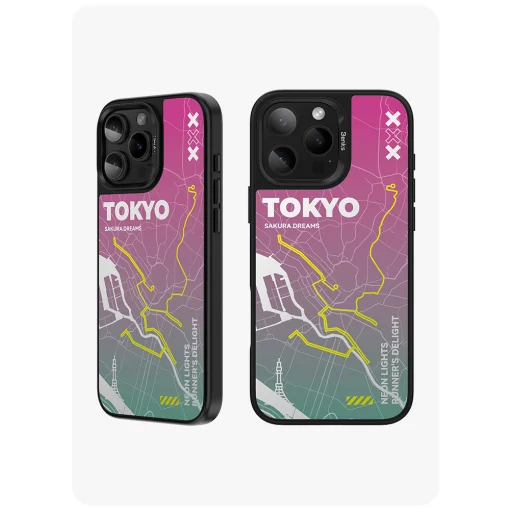  iPhone 16 Pro Benks Dinamikus Város Tokió tok - 4