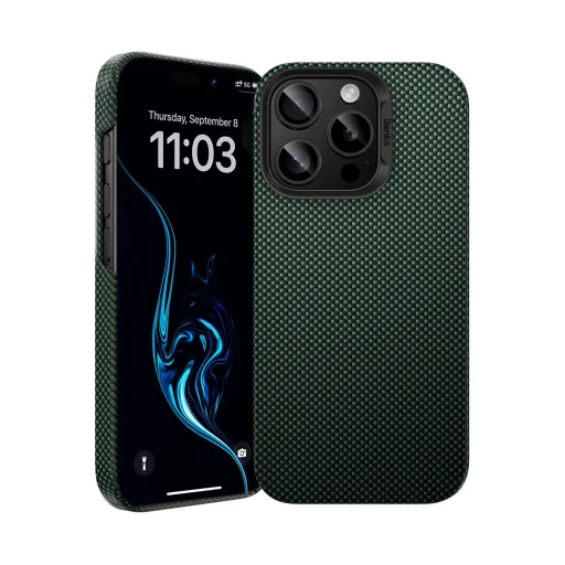  iPhone 16 Pro zöld Benks Magnetic Armor Tint Kevlar 1000D (0065) tok - 1