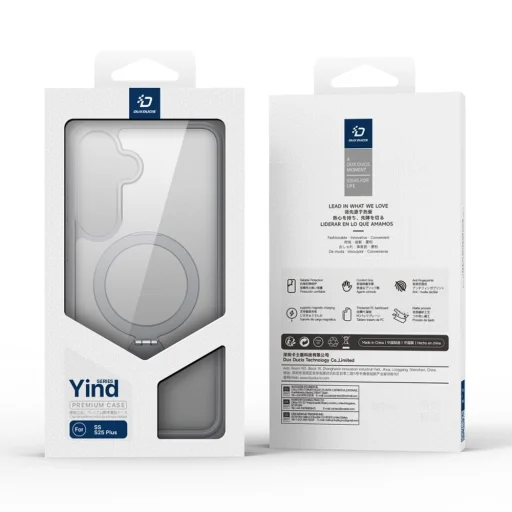 DUX DUCIS YIND fliptok Samsung Galaxy S25 Plus szürke tok - 3