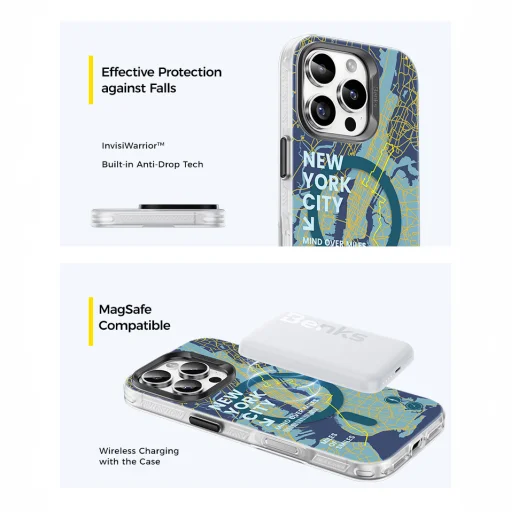  iPhone 16 Plus Benks Magnetic City New York tok - 3