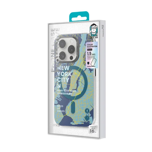  iPhone 16 Plus Benks Magnetic City New York tok - 5