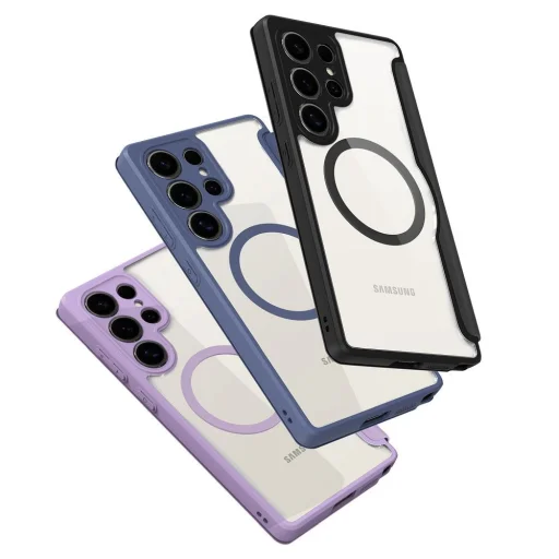 DUX DUCIS fliptok SKIN X PRO kompatibilis MagSafe technológiával SAMSUNG S25 Ultra fekete tok - 3