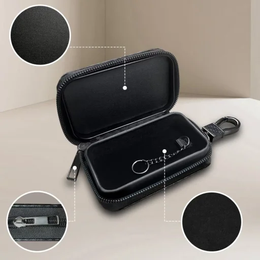 Klatka Faradaya Tech-protect Klr300 Pouch Keyless Rfid Jel Blokkoló Tok Karbon - 3