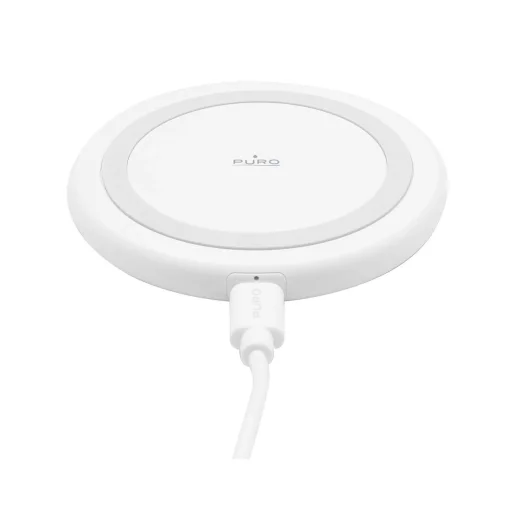 Puro vezeték nélküli töltő Android és iPhone készülékekhez - Fehér - 5