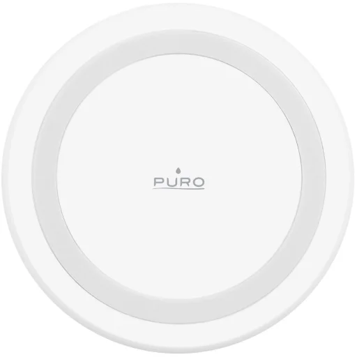 Puro vezeték nélküli töltő Android és iPhone készülékekhez - Fehér - 6