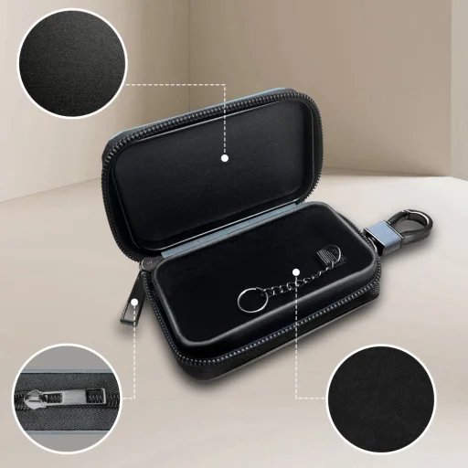 Faraday Kalicka Tech-Protect  KLR300 kulcstartó RFID jelblokkoló tok Kréta Szürke - 3