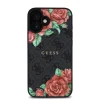  iPhone 16 fekete Guess PU Leather 4G Roses MagSafe tok thumbnail