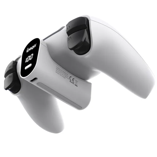 iPega P5042 Hordozható Újratölthető Akkumulátor PS5 Kontrollerhez Fehér - 4