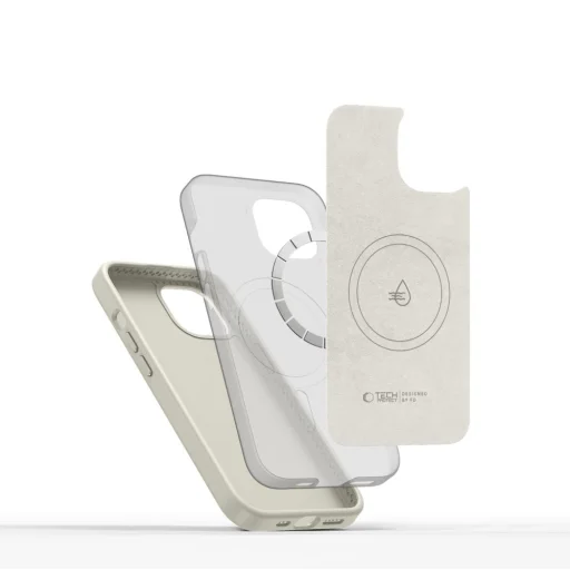 Tech-protect Silicone Pure Magsafe Iphone 14 Cosmic Latte Tok - 2