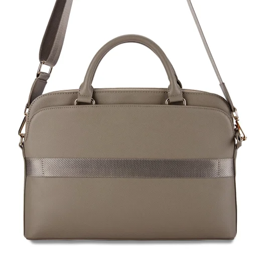 Guess PU Grained Triangle Logo számítógép táska 15/16" Barna - 3