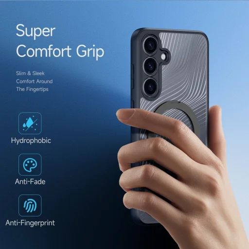 DUX DUCIS AIMO MAG tok, MagSafe kompatibilis Samsung Galaxy S25 Plus fekete tok - 9