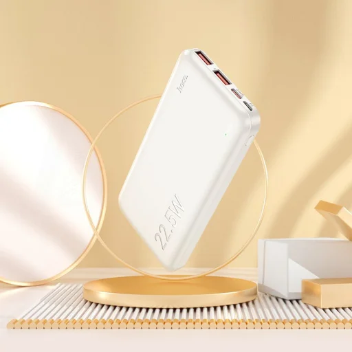 HOCO powerbank 10000 mAh PD QC 3A 22,5W J101 fehér - 3