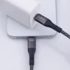 Maxlife MXUC-11 mágneses kábel USB-C - USB-C 1,0 m 100W fekete nylon - 5