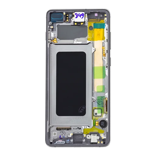 LCD kijelző + Érintőegység Samsung G975 Galaxy S10+ Fekete (Szervízcsomag) - 2