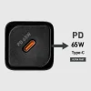 65 Watt GaN töltő Power Delivery-vel Fekete thumbnail
