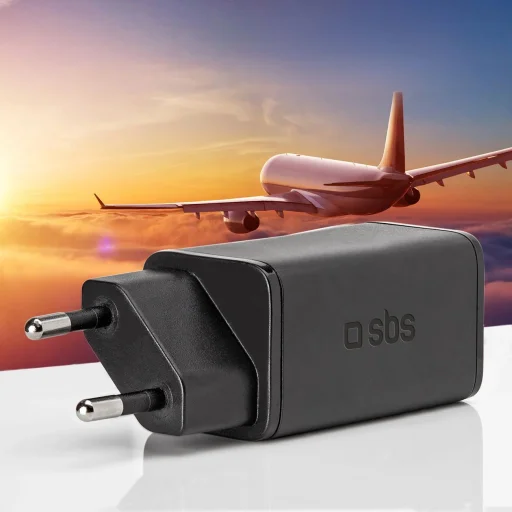 65 Watt GaN töltő Power Delivery-vel Fekete - 4