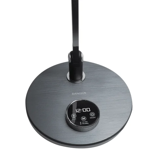 Svensson Asztali Lámpa RIGA 12W 620lm metálszürke - 3